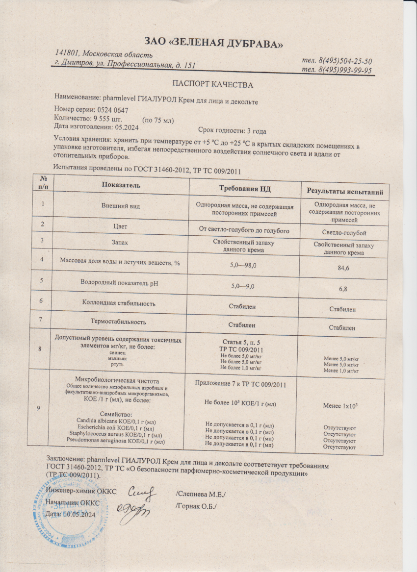 Паспорт №052024